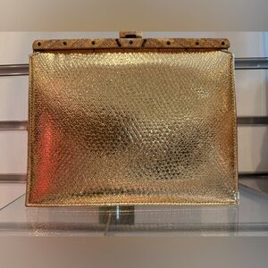 Elegant Gold Women's Clutch